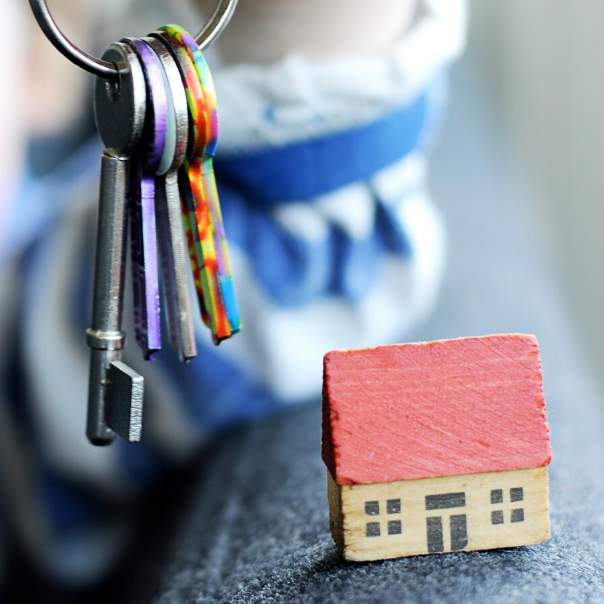 A tiny house and some keys