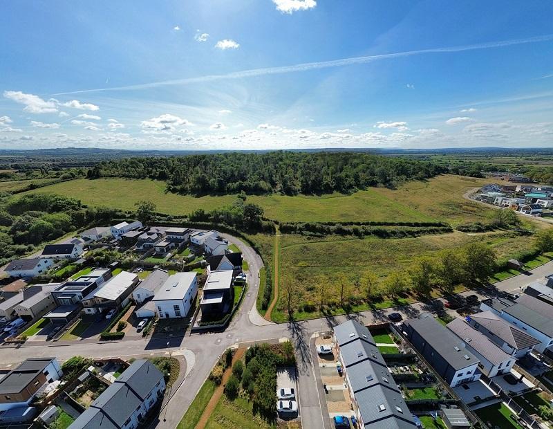 September 2024 graven hill aerial view