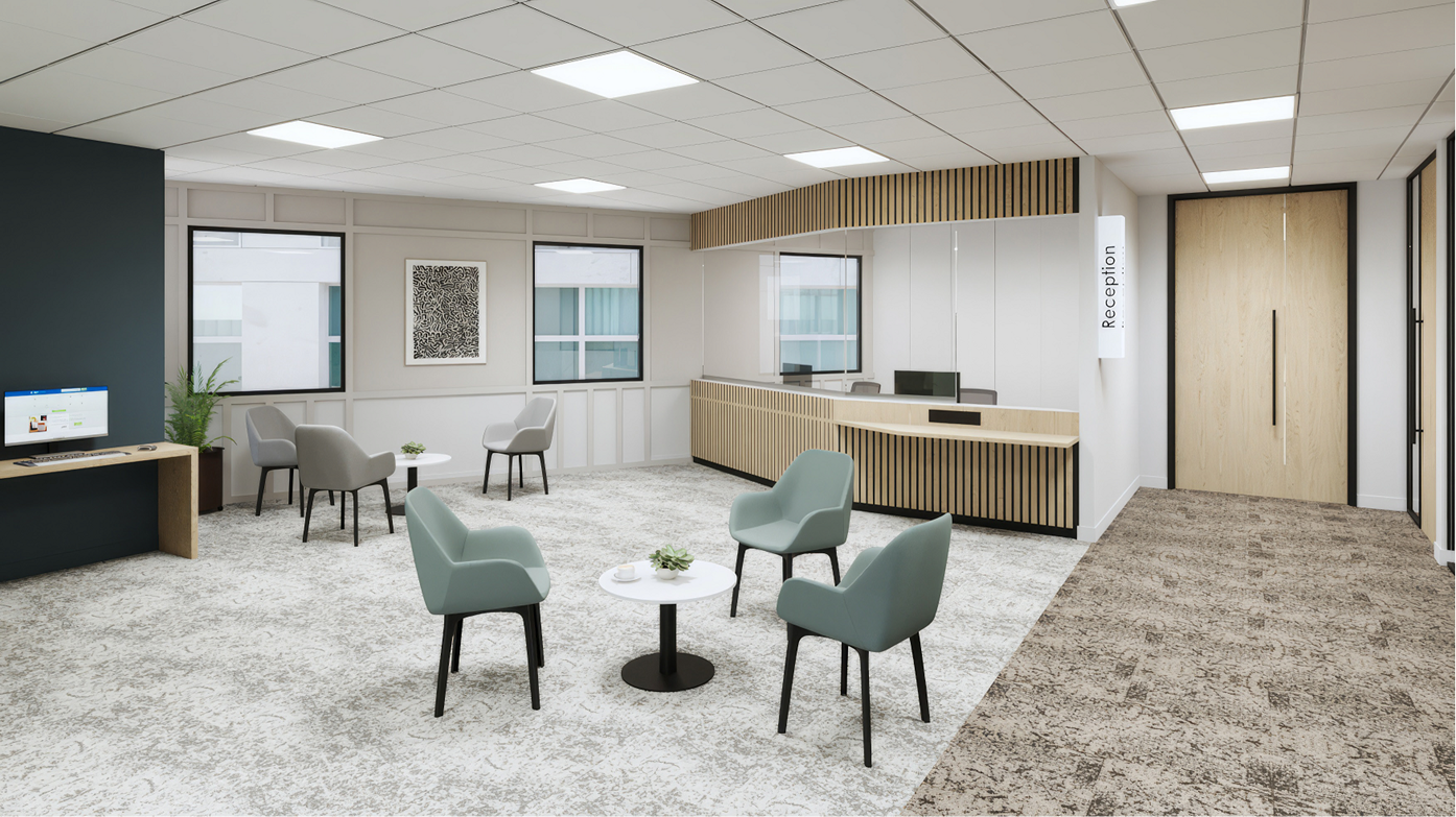 Artist's impression of new reception area